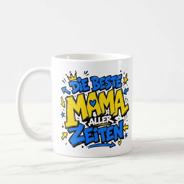 best mom ever graffiti 6 coffee mug (Left)