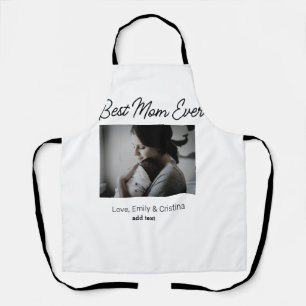 best mom ever happy mothers day add photo name apron