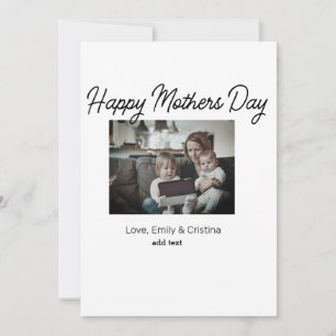 best mom ever happy mothers day add photo name holiday card