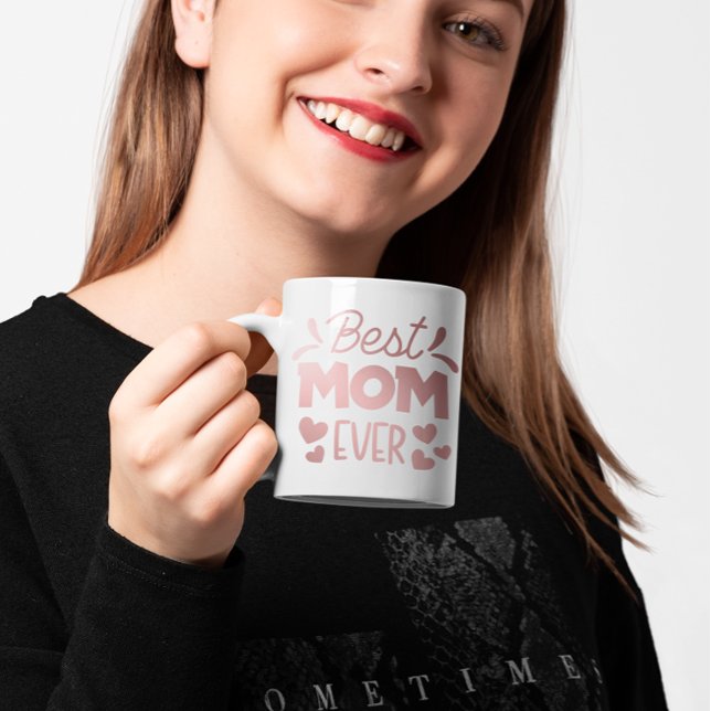 Best Mom Ever Heart Photo Coffee Mug (Best Mom Ever Heart Photo Coffee Mug)