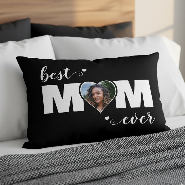 Best Mom Ever Heart Photo Mother's Day Accent Pillow (Best Mom Ever Heart Photo Mother's Day Accent Pillow
)