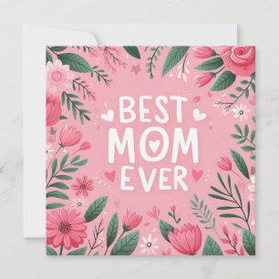 Best Mom Ever Holiday Card