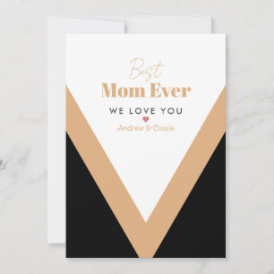 Best mom ever holiday card