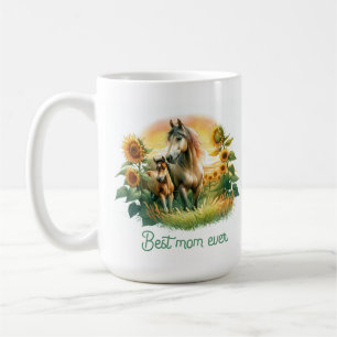 Best Mom Ever Horse Coffee Mug
