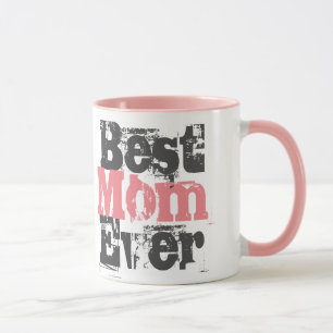 Best Mom Ever in Pink - Two-Tone Coffee Mug