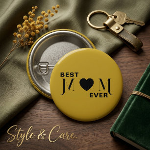 Best Mom Ever Inspirational Button Gift Design