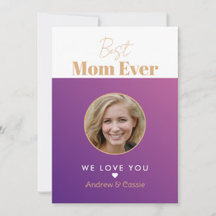 Best mom ever invitation