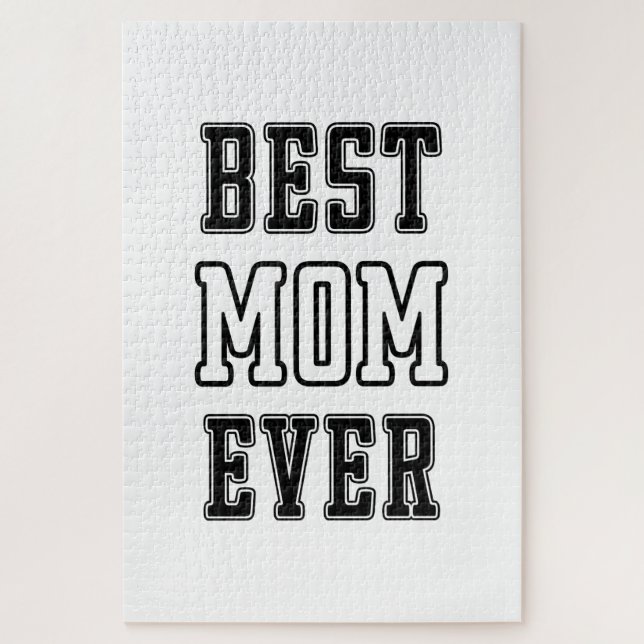 Best Mom Ever Jigsaw Puzzle (Vertical)