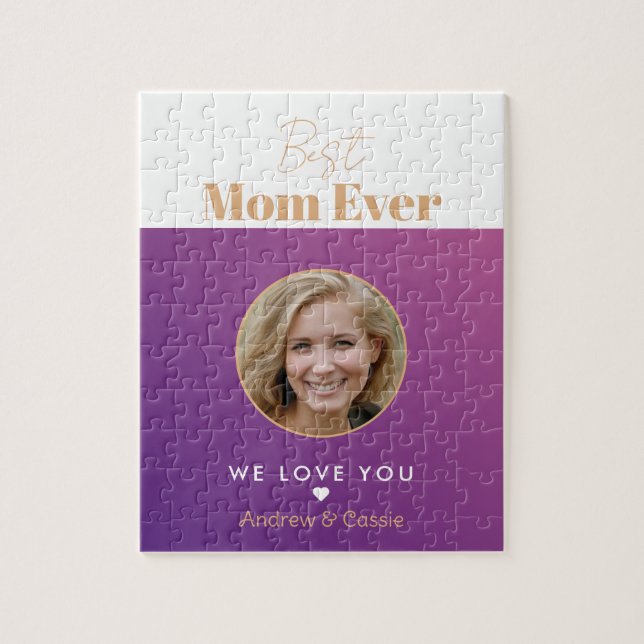 Best mom ever jigsaw puzzle (Vertical)
