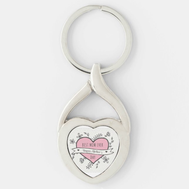 Best Mom Ever Keychain (Front)