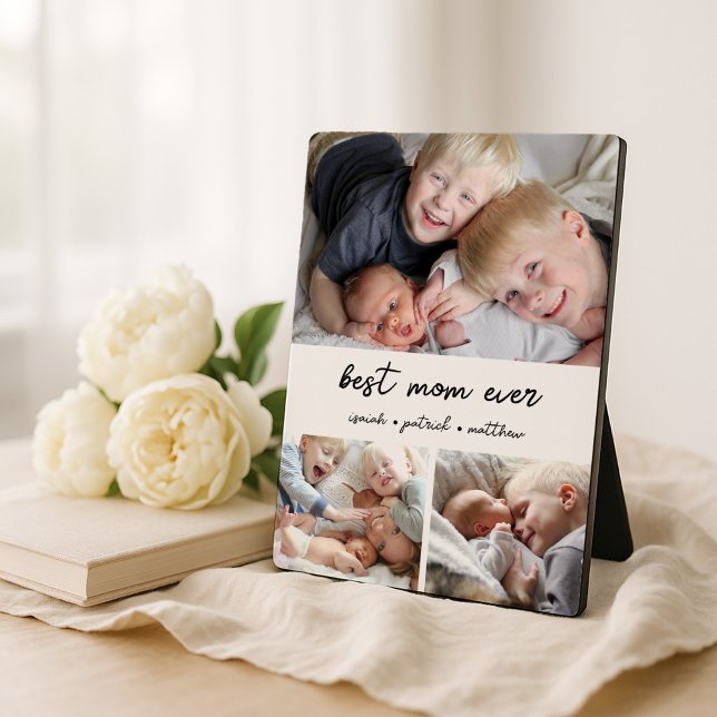 Best Mom Ever Kids Names Plaque (Creator Uploaded)
