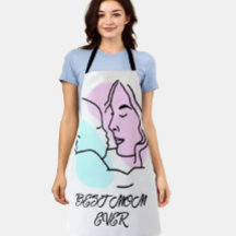 Best Mom Ever Minimalist Line Art Mother's day 