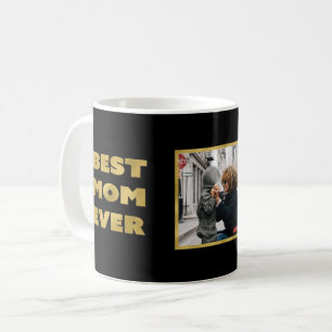 Best Mom Ever Modern Simple Photo Mother's Day Coffee Mug