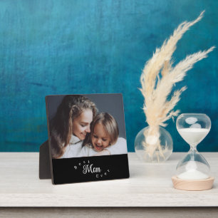 Best Mom Ever Modern Simple Plaque