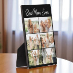 Best Mom Ever Mother's Day 6 Photo Collage Plaque<br><div class="desc">Surprise Mom with a beautiful and personalized 6 photo collage plaque designed just for her. Featuring the message Best Mom Ever, this custom wooden plaque is a heartfelt way to celebrate Mothers Day or any special occasion. Printed on premium birch or maple wood, it makes a lasting keepsake for desks,...</div>