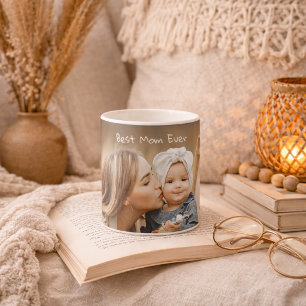 Best Mom Ever Mother's Day Custom Photo Coffee Mug