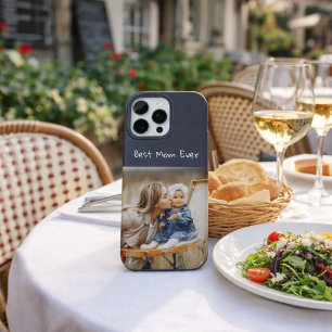 Best Mom Ever Mother's Day Custom Photo iPhone 16 Pro Max Case