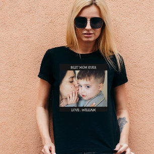 Best Mom Ever Mother's Day Custom Photo Mom Gift T-Shirt