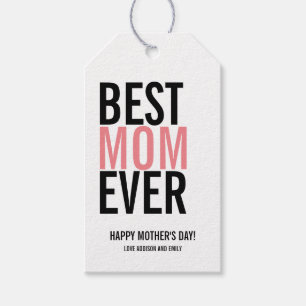Best Mom Ever Mother's Day Gift Tag