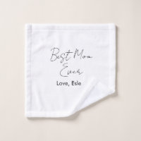 best mom ever mothers day name date simple minimal