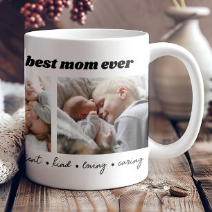 Best Mom Ever Mother's Day Photo Collage  Coffee Mug