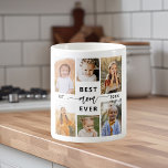 Best Mom Ever - Mother's Day Photo Collage Coffee Mug<br><div class="desc">Celebrate your mom with the "Best Mom Ever" Mother's Day Photo Collage Coffee Mug. This personalized mug features a beautifully arranged collage of cherished photos, capturing special moments and memories. The heartfelt message "Best Mom Ever" adds a loving touch. Crafted from high-quality ceramic, it's both microwave and dishwasher safe, ensuring...</div>