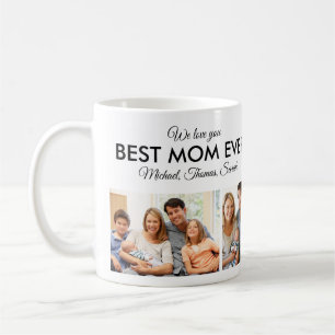 Best Mom Ever Mothers Day Photo Collage Coffee Mug