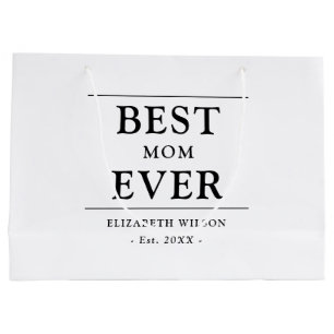 Best Mom Ever Mothers Gift Large Gift Bag