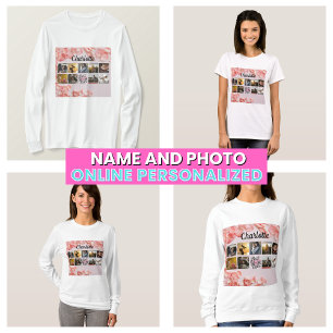 Best Mom Ever Mother's Photo Collage T-Shirt