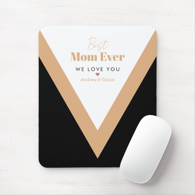 Best mom ever mouse pad (With Mouse)