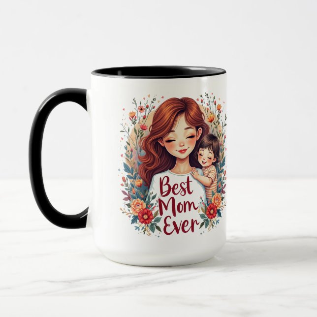 Best Mom Ever  Mug (Left)