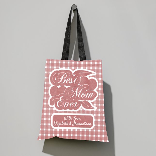 Best Mom Ever Pale Maroon Mother's day  Tote Bag (Creator Uploaded)