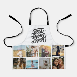 Best Mom Ever Personalized 12 Photo Collage Apron