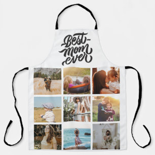 Best Mom Ever Personalized 12 Photo Collage Apron