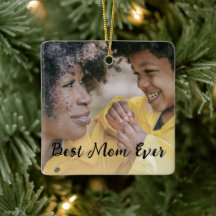 Best Mom Ever Personalized Kids Names Two Photos
