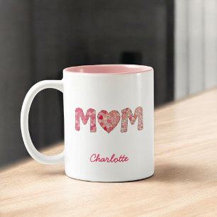 Best Mom Ever   Personalized Mother’s Day Two-Tone Coffee Mug