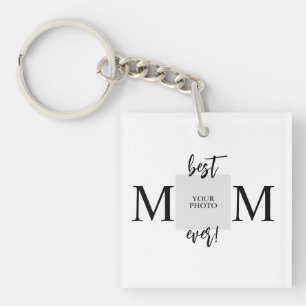 Best Mom Ever Personalized Mother's Day Acrylic Keychain