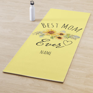 Best Mom Ever, Personalized Mothers Day Gift Yoga Mat