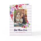 Best Mom Ever Personalized Mother's Day Photo Card