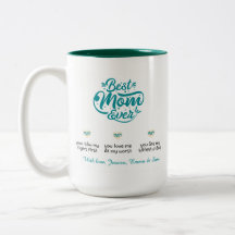 Best Mom Ever Personalized Mug - 3 Reasons Why I L