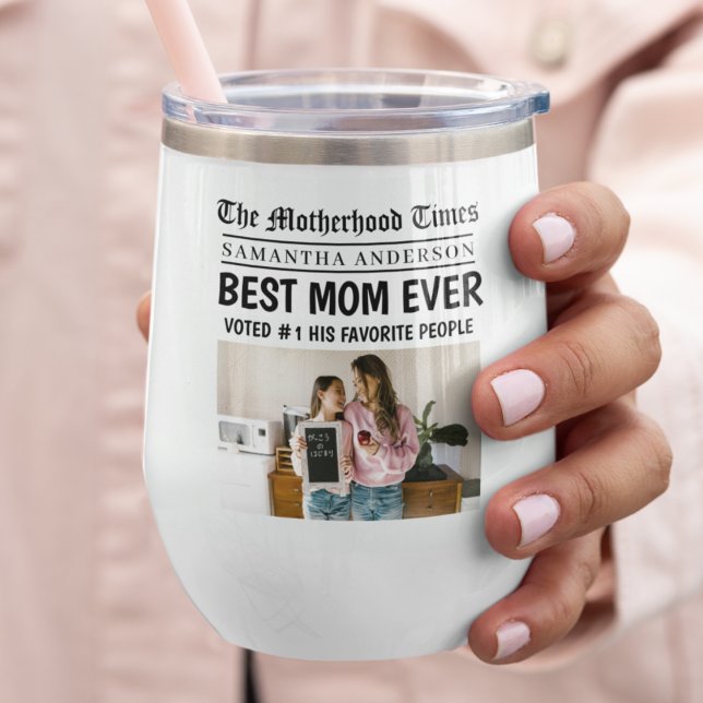Best Mom Ever Personalized Newspaper Photo (Creator Uploaded)