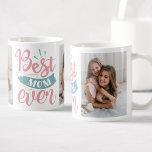 Best Mom Ever Personalized Photo Coffee Mug<br><div class="desc">A pretty chic feminine typographic design for the "Best mom ever". Easily customizable with two of your favourite photos. Makes a great gift for Mother's day or special occasions.</div>