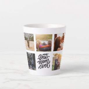 Best Mom Ever Personalized Photo Collage Giant Latte Mug
