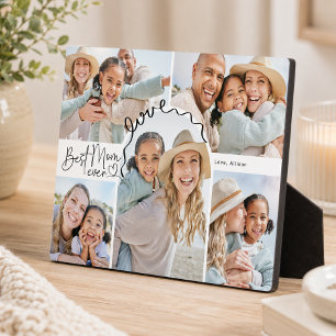 Best Mom Ever Personalized Photo Plaque