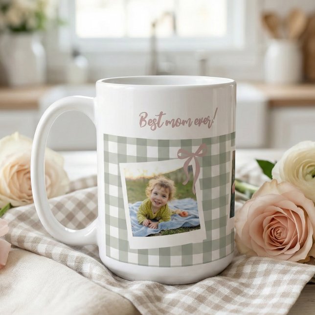 Best Mom Ever Photo Collage Coffee Mug (Creator Uploaded)