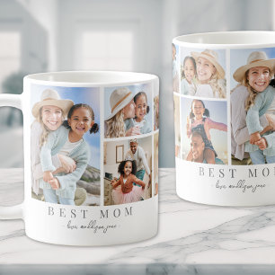 Best Mom Ever Photo Collage Coffee Mug