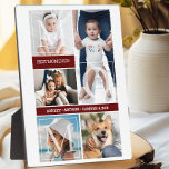 Best Mom Ever Photo Collage Mother's Day Plaque<br><div class="desc">Create your own Best Mom Ever 5 Photo Collage Plaque! Personalized with your own text. You can further customize this design by selecting the "Edit Details" button.</div>