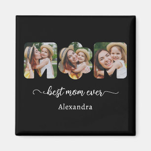 Best Mom Ever Photo Collage Mothers Gift Magnet