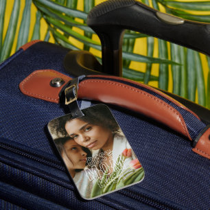 Best Mom Ever Photo Elegant Luggage Tag