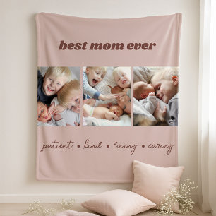 Best Mom Ever Photo  Fleece Blanket